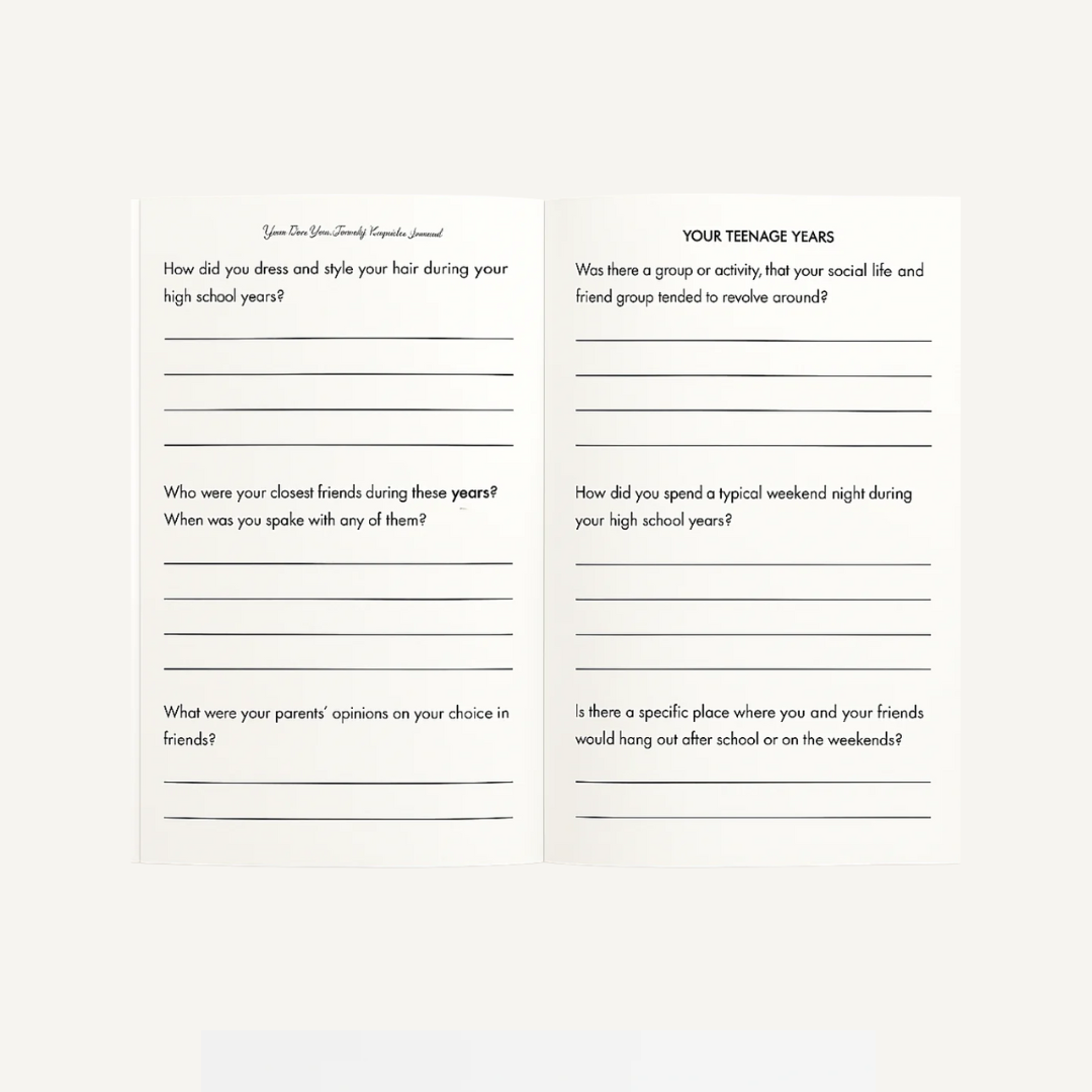 “I Want To Hear Your Story” Keepsake Journal