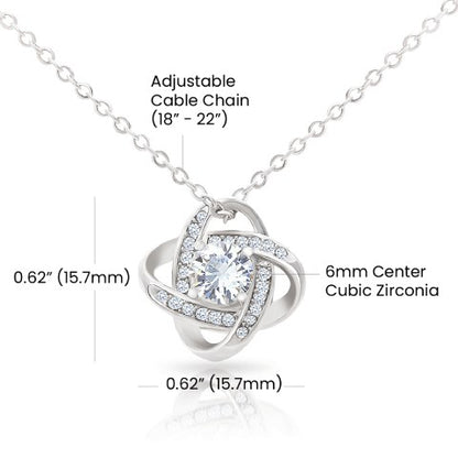 "To My Daughter" I Love You Necklace